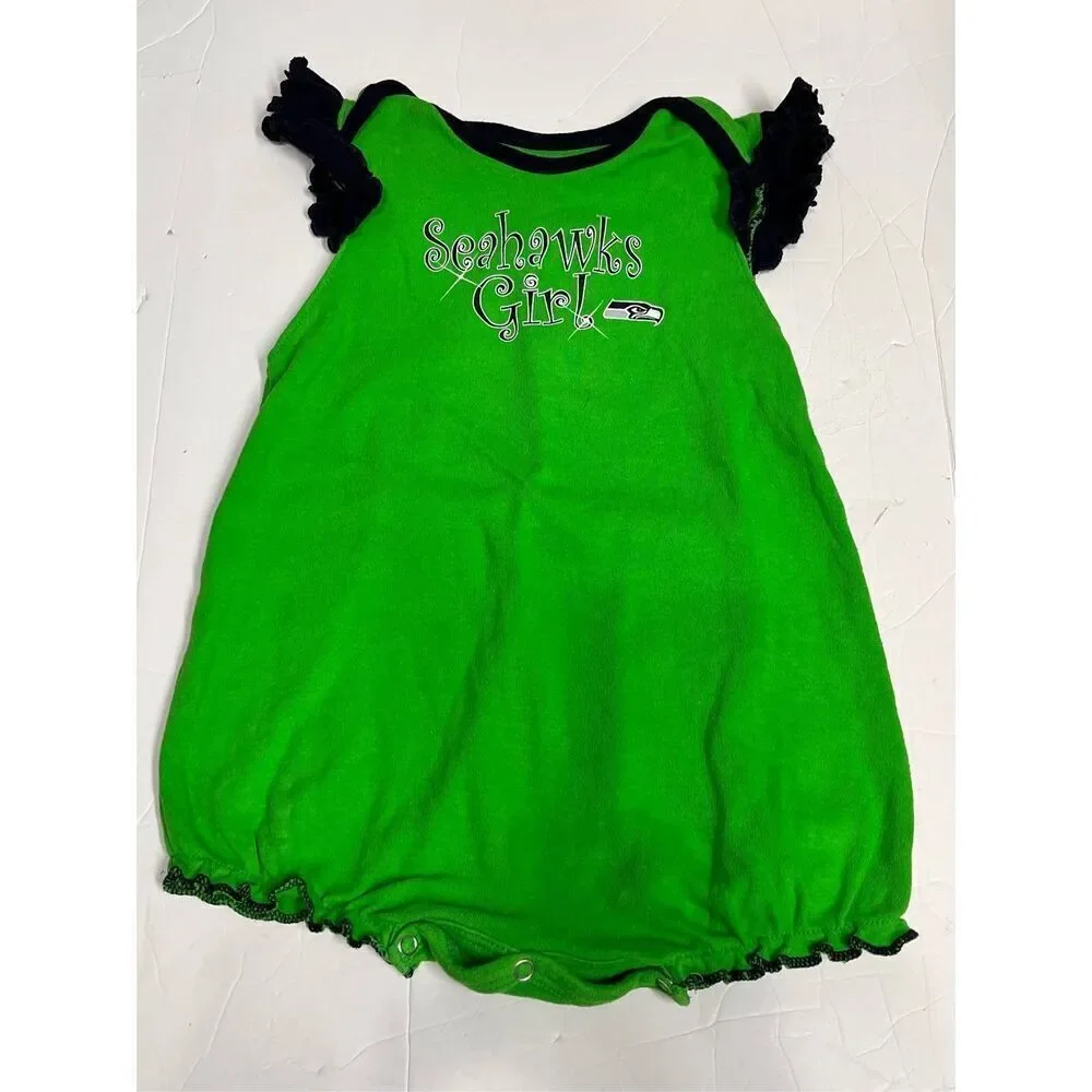 NFL Seattle Seahawks Bodysuit   Girls Size 24 Months
